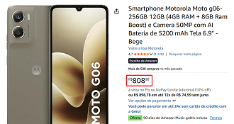 Oferta do Moto G06
