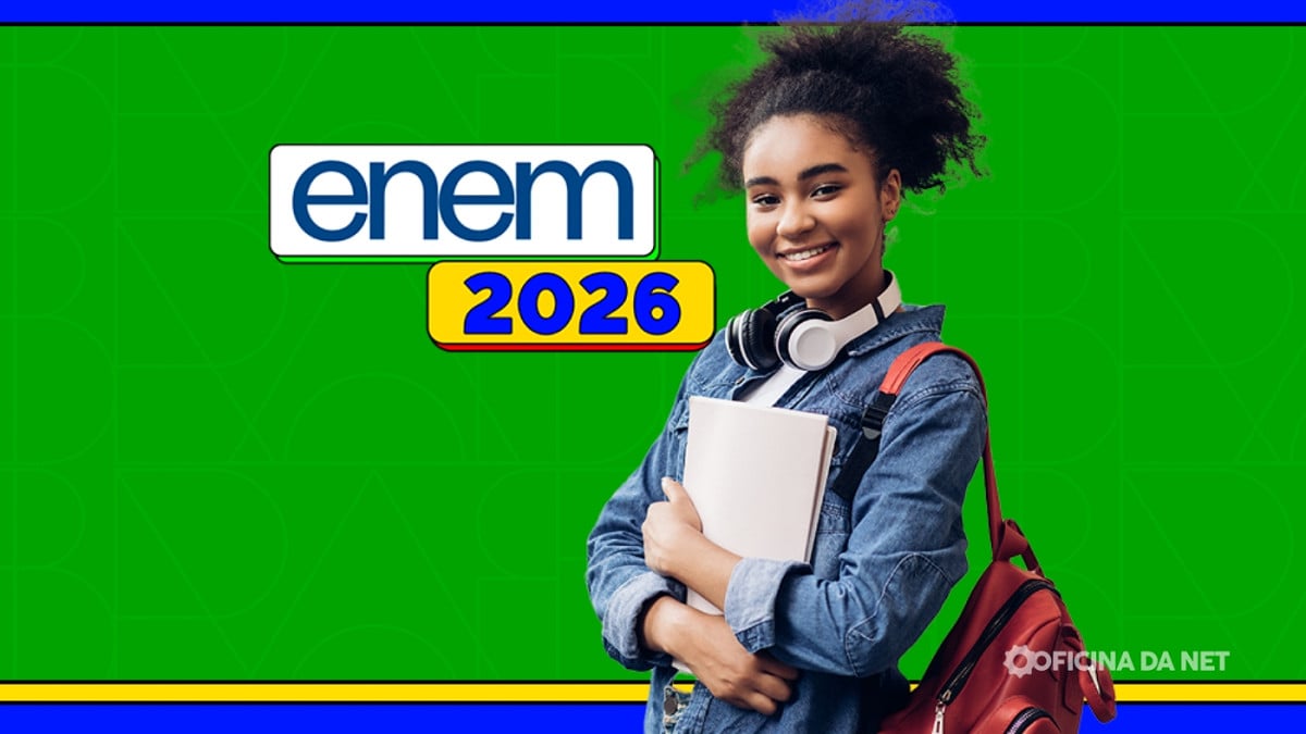 Inscrições do Enem 2026 começam hoje. Imagem: Gov.br/Reprodução
