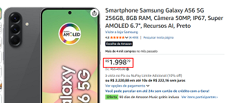 Oferta do Galaxy A56