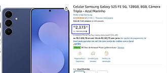 Promoção do Galaxy S25 FE