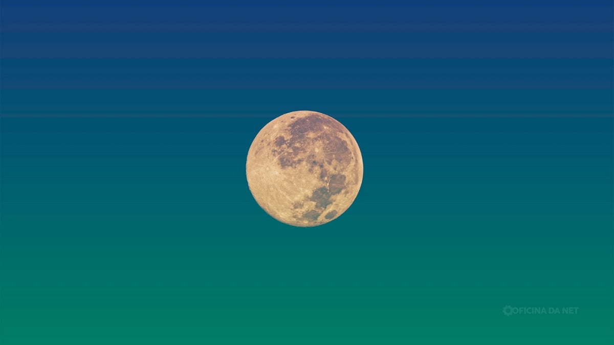 Qual a fase da Lua nesta sexta, 29 de maio de 2026. Imagem: Oficina da Net
