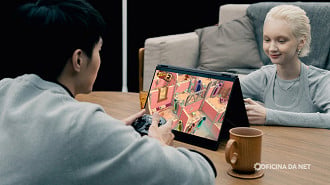 ROG Zephyrus Duo no modo Tenda