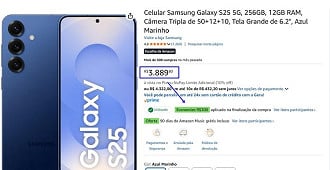 Oferta do Galaxy S25