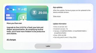 Atualização do Galaxy A16