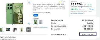 Oferta do Motorola Edge 60