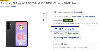 Oferta do Galaxy A37