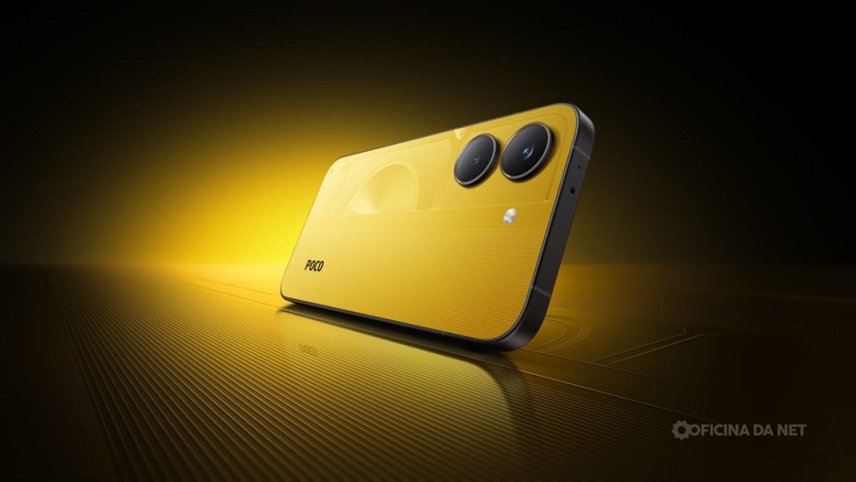 POCO X8 Pro ganha nova cor amarela com visual ousado. Imagem: Oficina da Net