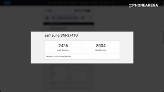Benchmark do S26 FE