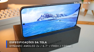 Tela deve repetir a mesma do S25 FE