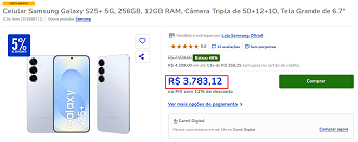 Oferta do Galaxy S25 Plus