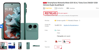 Oferta do Moto G35