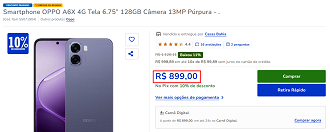 Oferta do OPPO A6x