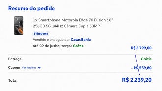 Motorola Edge 70 Fusion em oferta