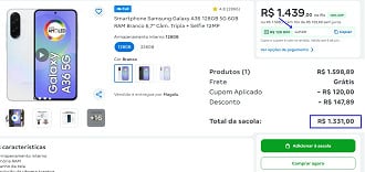 Promoção do Galaxy A36
