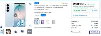 Promoção do Galaxy S26
