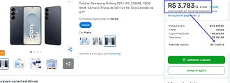 Oferta do Galaxy S25 Plus
