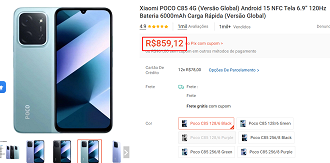 Oferta do POCO C85 4G