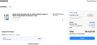Galaxy S26 Plus de 256GB pela metade do preço na Samsung.
