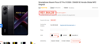 Oferta do POCO X7 Pro