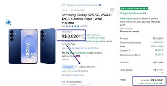 Promoção do Galaxy S25
