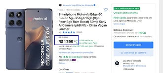 Promoção do Motorola Edge 60 Fusion