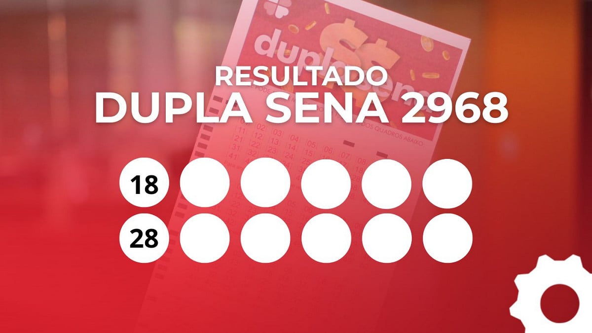 Veja os números sorteados da Dupla Sena 2968