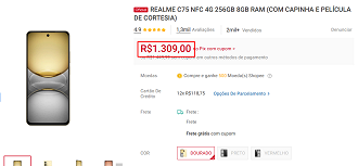 Oferta do realme C75