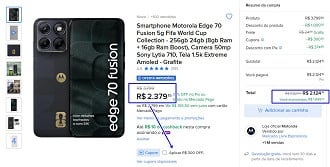 Promoção do Motorola Edge 70 Fusion
