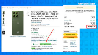 Edge 70 em oferta na Amazon