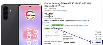 Promoção do Galaxy A37