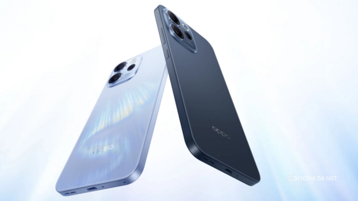OPPO lança o Reno 15A. Imagem: Reprodução