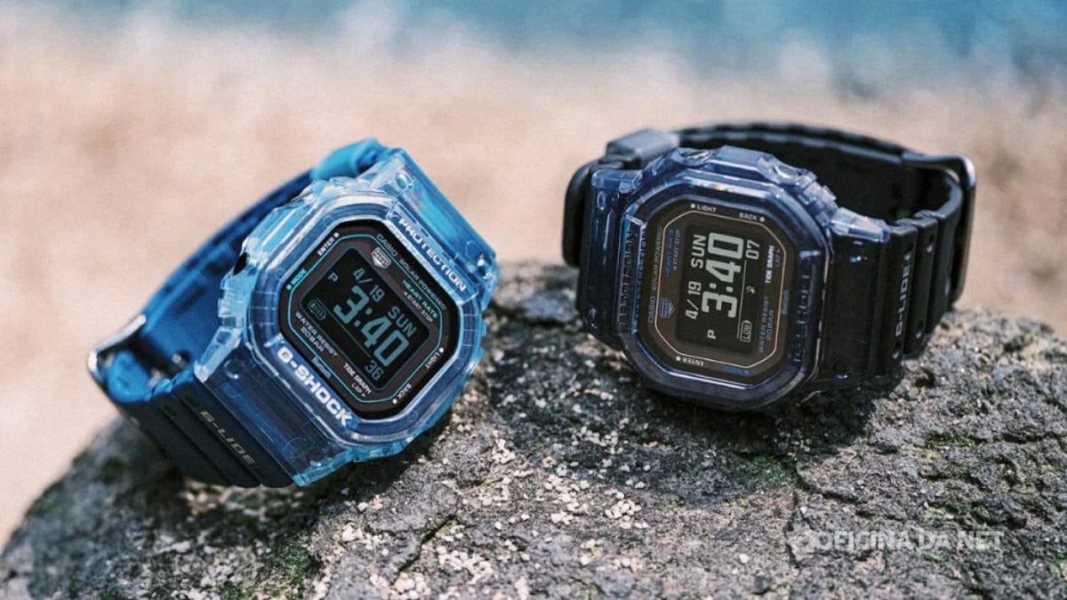 Casio lança relógio com bateria de até 11 meses e dados de maré em tempo real