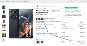 Promoção do Motorola Signature