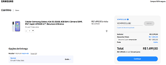 Samsung Galaxy A36 por R$ 1.499,00 na Samsung!