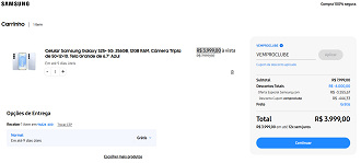 Galaxy S25+ de 256GB, por R$ 3.999,00
