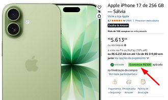 Oferta do iPhone 17