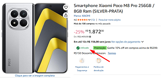 Oferta do POCO M8 Pro