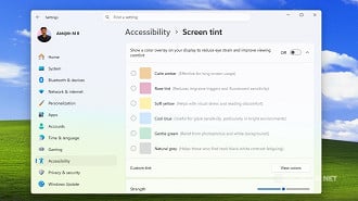 Nova opção de personalização da tela. Imagem: Windows Latest/Reprodução