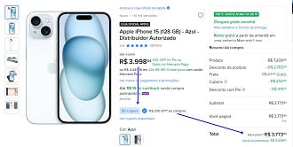 Promoção do iPhone 15