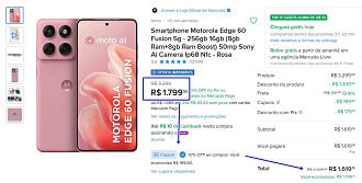 Promoção do Edge 60 Fusion