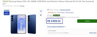 Oferta do Galaxy S25 Plus