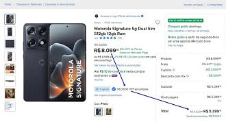Promoção do Motorola Signature