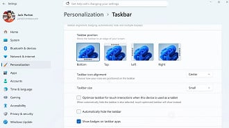 Barra de tarefas ficou mais fácil de personalizar