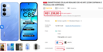 Oferta do realme C85 4G