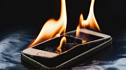 Celular com bateria inchada explode durante conserto e fere técnico em Goiás; veja o vídeo Celular com bateria inchada explode durante conserto e fere técnico em Goiás; veja o vídeo