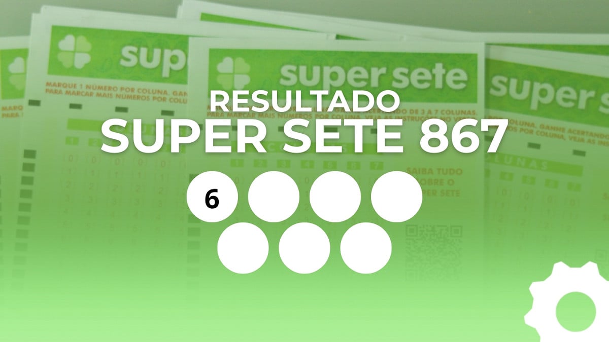 Veja os números sorteados do Super Sete 867. Imagem: Oficina da Net