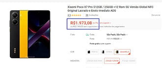 POCO X7 Pro em oferta