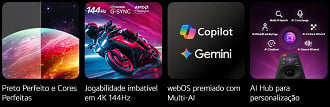 Destaques da LG OLED B6