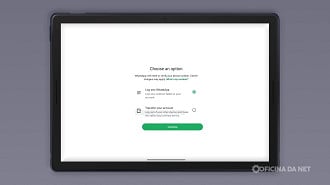 WhatsApp testa nova interface para configurar contas em tablets Android
