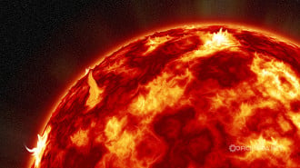 Explosões solares costumam ter reações na Terra